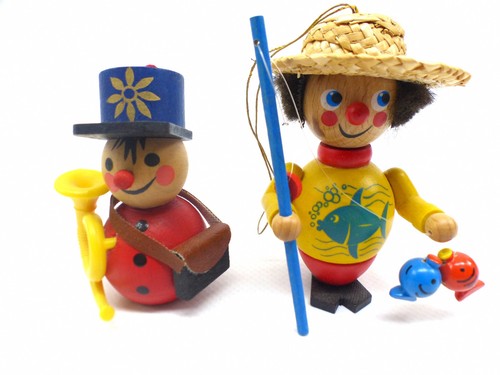Kleine hänge holzfiguren - kleine,