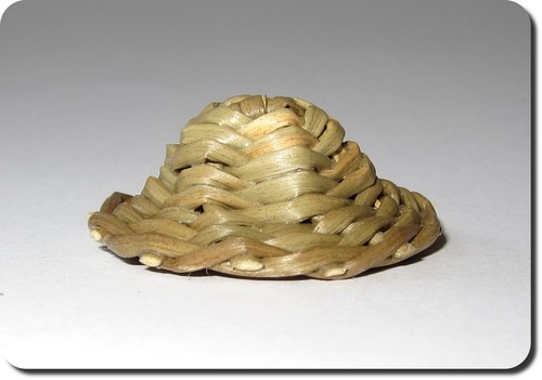 Miniatur strohhut binsenhut - miniatur, strohhut,