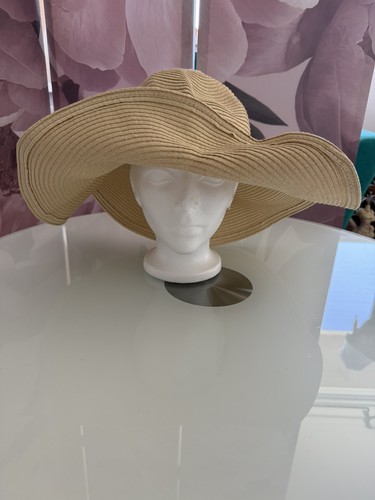 Vintage wide brim - vintage, straw
